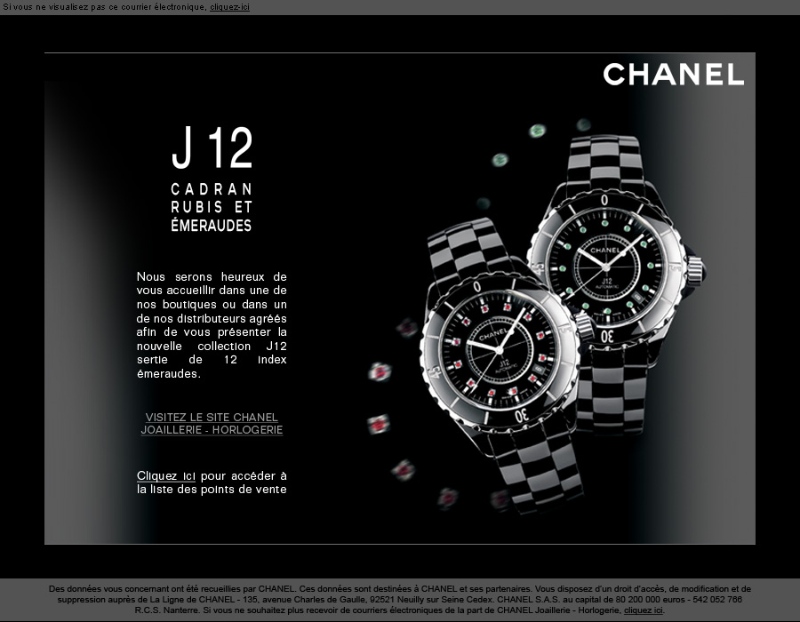 Newsletter Chanel